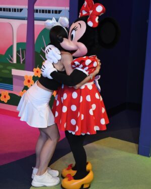 Julia Macchio Instagram - The most magical moments… 🥹 Disney has always held a very special place in my heart and has encouraged the little dreamer in me that magic is real. Thank you so much to everyone at @waltdisneyworld for your kindness and for making everything so spectacular! I am continuously inspired by all that you do in order to make dreams come true. 🩷✨🤍