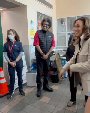 Kamala Harris Instagram - In January, we saw historic damage in Altadena, Pacific Palisades, and throughout Los Angeles due to wildfires. These blazes — made worse by the climate crisis — devastated communities.

At the same time, we also witnessed the best of who we are as Americans, including neighbors supporting one another and the heroic actions of our first responders. Today, I had the pleasure of meeting some of them.

Angelenos are clear: We will continue to stand together as we recover and rebuild.