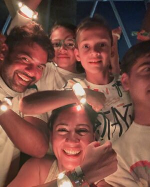 Kanchi Kaul Instagram - Attending Coldplay for the second time… but THIS!!! ✨💫 The stadium, the music, a hundred and fifty thousand voices united in song and love … the VIBE … the energy —absolutely magical. 🌟 We got fixed, the lights guided us home, but sharing this surreal experience with MY UNIVERSE 🌎 my  not-so-littles , made it euphoric, overwhelming, and truly one of the best days of our lives. ❤️💙 YES !  The core memory had to be made with them ❤️‍🔥
And Im so Proud that the most unforgettable concert of my life happened right here in INDIA! 🇮🇳 A place that somehow always felt a bit underwhelming for moments like this—until last night. 🌌 THE STADIUM!!! Mammoth !! No words can ever capture the beauty of what just unfolded, the sheer magic of it all. This night will live in our souls forever 🌟❤️✨ . Coldplay, you were everything! 🎶✨💖 26.01.2025 Ahmedabad.  #coldplaycorememory #theadventuresofAI #musicofthespheres #coldplayindia #skyfullofstars #myuniverse #republicday