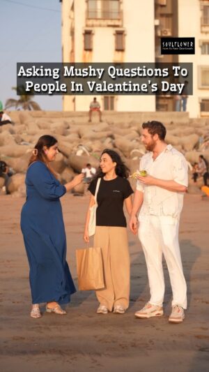 Kanisha Malhotra Instagram - With Valentine’s Day just around the corner, I asked a few people some sweet and mushy questions about their partners. Their answers were both adorable and hilarious! As a thank-you for playing along, we gifted them a special product from @Soulflowerindia

Next time you see us, join in the fun and become a part of the Soulflower family!

#voxpop #valentinesday #explore #comedy #trending #valentinesweek #trending #funquestions #kanishamalhotra #couples #singles #galentines #soulflower