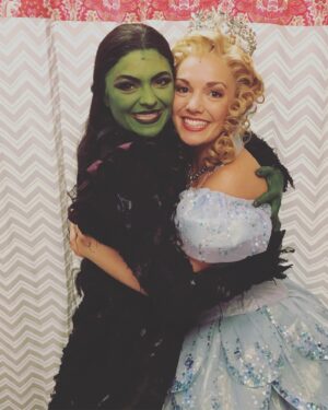 Kara Lindsay Instagram - It’s Wicked Day! Grateful every day for my time in Oz. A life changing experience. And continues to be to this day. I love you @wicked_musical ! 🩷💚