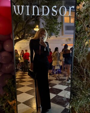 Kara Royster Instagram - It’s written in the stars with @windsorstore ✨ Thank you for a beautiful night!