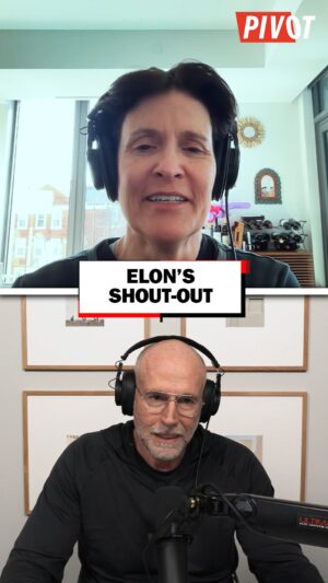 Kara Swisher Instagram - The “cruel” @karaswisher and the “deceitful” @profgalloway have some thoughts about Elon Musk calling them out on X, and the palpable sexual tension between Elon and Scott. Listen to the full discussion on our latest episode.

#pivot #podcast #elonmusk #karaswisher #scottgalloway