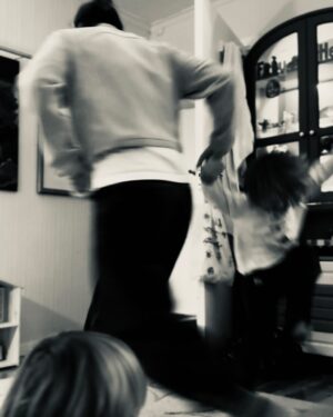 Kara Tointon Instagram - Here’s to hoping my boys always wanna take a turn with Muma. #dancing good for the soul.