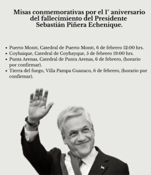 Karla Rubilar Instagram - DELIZA PARA VER 👉 Horarios de misas conmemorativas por el 1° aniversario del fallecimiento de nuestro Presidente Sebastián Piñera E.
Favor compartir el post para que todos puedan acompañar ❤️