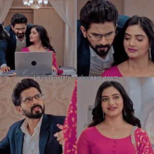 Kashmira Kulkarni Instagram - They both🤍🙈
.
.
#tipkaychirangolinewprom #lagabanatarhoilchpream #viralvideos #vivek #virl #love #pream #reelsinstagram #expression #tipkaychi_rangoli #starpravah #status #zeemarathi #colorsmarathi