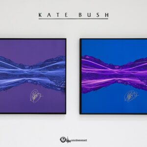 Kate Bush Instagram - Last year, @soundwaves_art and artist Tim Wakefield worked to create a collection of artworks from the audio recording of "Running Up That Hill".

Kate signed a limited number of prints and all the profits went to @warchilduk 

There are a couple prints left in stock, so @soundwaves_art are re-releasing them to give the charity one last fundraising boost before the end of the year. Available here: https://soundwavesartfoundation.com/collections/kate-bush and link in Bio