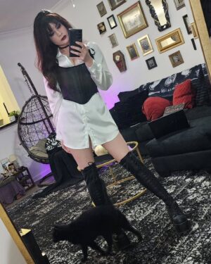 KateLynn E. Newberry Instagram - My Dad told me to dress for the job I wanted so I started dressing like I belong in The Craft.