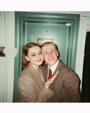 Katherine Langford Instagram - I've tried to write this all week, but every time I think back on these past few months it feels like my heart might explode. Sometimes the stars align to put you in a certain place at a certain time with the right people, and this was one of them. 
@adam_gillen I will forever be the Sally to your Emcee - you are a level above. I love this show and the people in it, our crew, creative team, our audiences, and the indomitable community here on the West End - playing Sally Bowles, back on home soil where the iconic Judi Dench first breathed life into her has been an honour and experience words can't do justice.
Thank you for filling my heart to the brim, for a sold-out stage debut, and for making this place my home 🇬🇧 In here, life was beautiful x