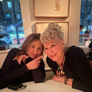 Kathy Najimy Instagram - Nothing BETTEr than a birthday-eve dinner with this beauty last night. 🌺