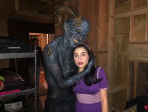 Katie Sarife Instagram - Aw these showed up on my “On This Day”  album. These are from the last day of filming @annabellemovie . We clearly had no fun on this set 😜