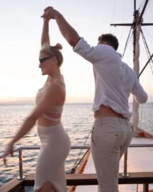 Katrin Tanja Davidsdottir Instagram - My forever Valentine ❤️🌹 I love every day I get to do life with you. Just scrolling through these photos makes me smile so hard, I love the memories that we have created & the life that we are building. Thank you for being the best thing that ever happened to me baby!!! My rock, my home, my future husband. I love you, @brookslaich 🫶🏼✨
