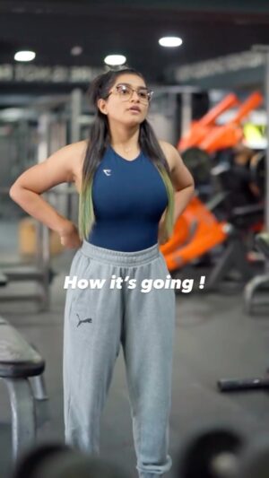 Kaviya Ravichandran Instagram - Time for you to start as well !!!

#gym #fit #workout #kavyasuha