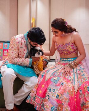 Keerthy Suresh Instagram - This one was for the #தமிழ்ப்பொண்ணு in me OR The #மணப்பெண் 🤭🩷

Tamizh Marudani meets Bollywood Kitsch!

#ForTheLoveOfNyke