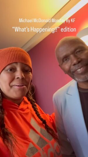 Kim Fields Instagram - A SPECIAL GUEST ON THIS MICHAEL MCDONALD MONDAY BY KF!!! Thank you @ernestleethomas for this What’s Happening moment! Classic sitcom memory come to life in our Upshaws Hall of Fame! 

@michaelmcdonaldofficial  #michaelmcdonaldmondaybykf #mmmbkf #classic
