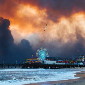 Kimberley Crossman Instagram - 📍Santa Monica Day 4 🔥

I’ve been quiet on socials this week after pivoting plans to head back to LA. My home is just south of the evacuation zone, and while I’m safe near the Santa Monica Pier, the poor air quality and the devastation across the city weigh heavily on my heart. 💔

LA, the city I’ve called home for six years, is burning, and so many have lost their homes, memories, and safe spaces. Watching from afar was heartbreaking, but being here now allows me to help where I can.
Santa Monica has a unique heartbeat—playful, chaotic, and full of hidden treasures. Sometimes LA gets a bad rap, but the world is seeing the real LA right now: a city full of dreamers, creators, and some of the most generous, community-focused people. 💪❤️ From opening homes to donating resources and caring for those on the frontlines, I’m so proud of how this community is stepping up.

One of my first thoughts during any crisis is for the animals and pets. 🐾 My local shelter and vet are helping house animals in need, so if you or anyone you know needs assistance with pets or finding shelter, please reach out—I’d love to help.

This city has my heart, and I know we’ll rebuild together. 🌟 Praying the scheduled winds this weekend don’t cause more destruction 🙏