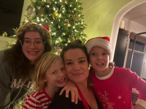 Kimberley Sustad Instagram - Merry Christmas from ours to all of yours. What a year. Making movies for you all is a joy I never imagined when beginning this funny little journey. We are in this all together and I love our community. Thank you @hallmarkchannel for making memories and @balsamhill for the tree we almost didn’t fit, but they sure are beautiful, like really beautiful.  Cannot wait for you to see what is in store for 2025!!!! Love you.
#balsamhill