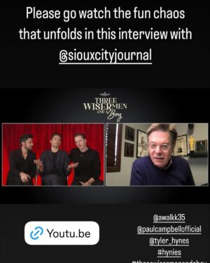 Kimberley Sustad Instagram - Thank you…

For showing us what this movie means to you. The @ mentions. The trending. The reviews. The watch parties. 

To all the journalists whose interviews both video and print can be found online and on YouTube. Included here is just a few, but if you search our names and the film they’ll come up :) we are very grateful for your wonderfully creative contributions to this experience. 🙏🏻🤍

And to our cast, crew and executives whose artistry and support is speaks for itself, thank you. 🤍😊

@the_actor_margaretcolin @milesmarthaller @nicmajorz @fionavroom @erinkarpluk @matthamilton_official 

@terryjohningram @lighthousepicturesbc @russellhfilm @kimberleysustad @paulcampbellofficial 

@jenkhallmark @mrsjp24 @lhdhallmark 

Encore presentation of Three Wiser Men and a Boy 
Today at 6pm EST on @hallmarkchannel 

From the wiser men family to yours, happy holidays 🤍🎄
🥾🥃✨