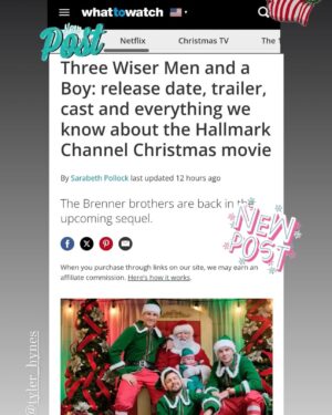 Kimberley Sustad Instagram - Thank you…

For showing us what this movie means to you. The @ mentions. The trending. The reviews. The watch parties. 

To all the journalists whose interviews both video and print can be found online and on YouTube. Included here is just a few, but if you search our names and the film they’ll come up :) we are very grateful for your wonderfully creative contributions to this experience. 🙏🏻🤍

And to our cast, crew and executives whose artistry and support is speaks for itself, thank you. 🤍😊

@the_actor_margaretcolin @milesmarthaller @nicmajorz @fionavroom @erinkarpluk @matthamilton_official 

@terryjohningram @lighthousepicturesbc @russellhfilm @kimberleysustad @paulcampbellofficial 

@jenkhallmark @mrsjp24 @lhdhallmark 

Encore presentation of Three Wiser Men and a Boy 
Today at 6pm EST on @hallmarkchannel 

From the wiser men family to yours, happy holidays 🤍🎄
🥾🥃✨