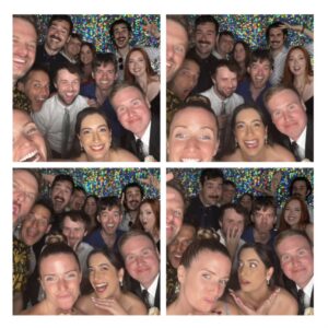 Kimberly Whalen Instagram - Happy wedding day Rusty and Matt! I could feel the love radiating everywhere and the night was perfect. There was even a penguin ring bearer!!! I can’t wait to witness your journey continue together as a married couple. 🎉🥂💕