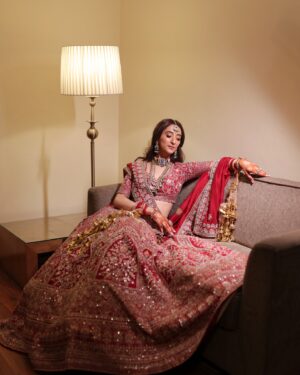 Kritika Avasthi Instagram - Choosing each other from 17.11.2024 till ♾️
@piyushk003 ♥️ #PiKaBoo 🥰
.
.
.
.
Lehenga @studybyjanak 
Sherwani @studybyjanak 
Jewellery @multanijewellersofficial 
Mua @arshhia_19 
Decor @weddings_houseofg 
📸 @theweddingmantraproductions 

#wedding #weddingday #weddingdress #red #bride #bridal #bridaljewellery #brides #bridetobe #winter #winterwedding #kritikkaavasthi #piyushkhatter #shaadi #wedmegood #weddingsutra #bridalsarees #bridallehenga #redlehenga #sherwani 

[ Kritikka Avasthi , Piyush khatter , Bridal , bride , groom , wedding , winter wedding , red lehenga , sherwani ]