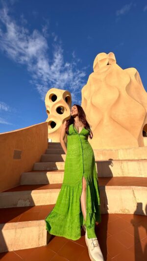 Kritika Sharma Instagram - What I wore in Barcelona! 
Outfit 1 
Stylist- @stylebyriyajain
Outfit- @shivikaagarwalofficial 

Outfit 2 
Stylist- @stylebyriyajain
Outfit- @ewoke.studio 

Outfit 3 
Stylist- @stylebyriyajain
Outfit- https://pjbytwins.com

[travel,barcelona,spain] #travel #spain #barcelona