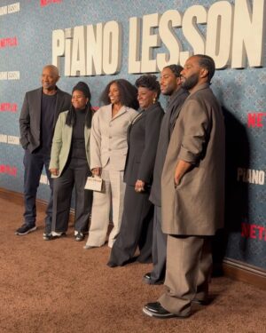 LaTanya Richardson Jackson Instagram - Last night my heart was full watching Director Malcolm Washington’s brilliant film adaptation of August Wilson’s play, The Piano Lesson.

Bravo to the Exceptional Cast & Crew. The Piano Lesson is a MUST WATCH streaming on @Netflix this Friday. 🙌🏾

My Girlfriends sure loved it: @thecookiej, @Jennifer_McHenry and @eularee 🥰