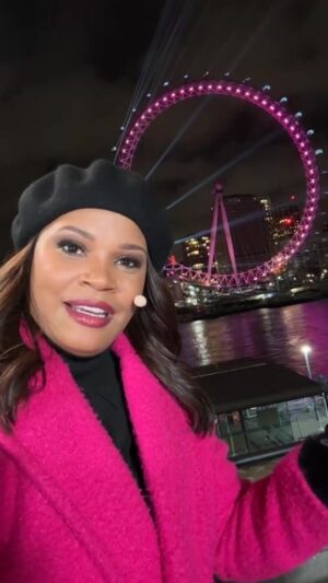 Laura Coates Instagram - Live from the #London eye for #nye #2025