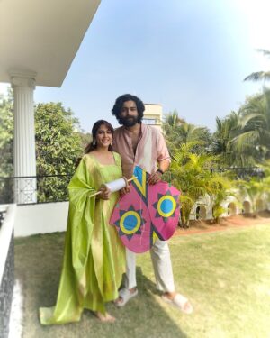 Lavanya Tripathi Instagram - Happy Sankranti! 

May your days ahead be as bright and colorful as the kites in the sky! 🪁
