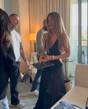 Leila George Instagram - The Golden Globes for DISCLAIMER* with @ysl 🖤💛

Thank you to @appletv for popping my Globes cherry 🍒 so proud to be a part of your family.

I will never forget the exact moment @mileycyrus told me I looked "HOT".... (last slide) but it's really all thanks to the amazing people behind the look:

The team at Saint Laurent, @emmanueltomasini , I've wanted to work with you for SO LONG! I was beyond excited to wear this gorgeous dress... and the sexiest shoes on the planet to go with it.

@kateyoung , stylist of the year!! Just knocking it out of the park time after time. And of course @carolinedejean ✨

@mrchrismcmillan !!! Still can't believe I managed to score YOU! You completely fulfilled my Rachel Green Season 6 dreams. And @hairbycaden !!

The gorgeous @shaynagold , you continue to nail it and you're such a dream to work with 💕

My Sydney dream team, @______renyaxydis______ and @nathendinatale at @valonzhaircutters ... I waited a whole year for your cut and color! Totally worth it.

And my favorite, @so_tar_gone for essentially breaking into Fort Knox to be by my side before the event.

And my team at @wolfkasteler !!!! Without you I wouldn't make it anywhere!! @annickopp @carynleeds @emmakreisberg thank you!!! 💕💕💕

Fun night, congratulations to all the winners! ⭐️
