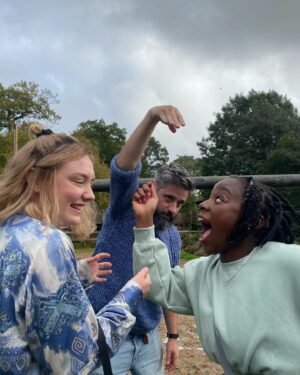 Leila Khan Instagram - SZN 3 BABY xoxoxo 

• Heartstopper fam 🤍
• Mini us’s 🥹
• “what are you doing?” 🫢
• Looking after Uncle Tom ☔️
• Proof that Kizzy can sleep anywhere, anytime in ANY thing 😴
• Smegle Rhea is arguably my favourite Rhea 🤪
• DARRAGH 🤩
• Giraffe Huey 🦒
• Three Handsome Dudes 😍
• Nothing, just Neemz 🥰
