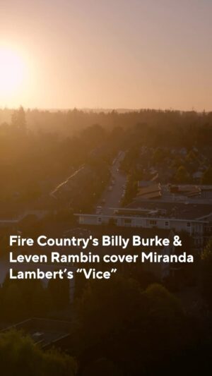 Leven Rambin Instagram - These boots were made for dancing 🎶 Check out #BillyBurke and @levenrambin singing @mirandalambert’s song “Vice” on last night’s #FireCountry 🔥 — guest starring @jaredpadalecki!