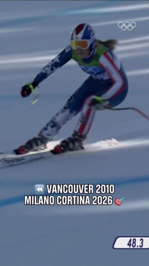 Lindsey Vonn Instagram - 🥇THAT legendary golden moment! ⛷️ 

15 years ago, Lindsey Vonn wrote her name into the Olympic alpine skiing history books with this incredible downhill run in Whistler, Vancouver. 😍 At age 40, she is back competing for a place at #MilanoCortina2026, for a place at her fifth Olympic Winter Games.

#OTD #Vancouver2010