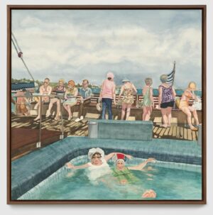 Lisa Edelstein Instagram - Said hi to my ladies today @charliejamesgallery - the show is extended til the 22nd! 

Dance Me to the End of the World
Charlie James Gallery
969 Chung King Road
Los Angeles

“Cruising”
2024
Watercolor on paper/dibond
Image 35x35