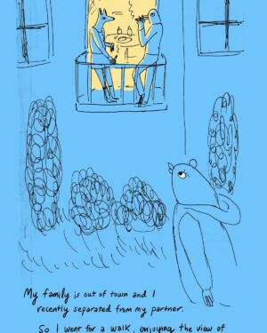 Lisa Hanawalt Instagram - I made a new comic but it’s not formatted for insta at all, so this is just a peek! follow my blog to read the whole thing! 😌