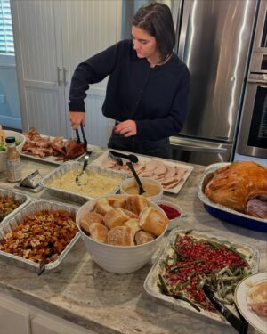 Lisa Whelchel Instagram - Happy Thanksgiving from our family to yours. So much to be thankful for. Here are 26 reasons in this picture. 🦃🥧🍁 🍽️🤎
