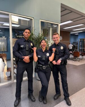 Lisseth Chavez Instagram - Celina is passing the baton to the newest rookies 👋 Say hello to Miles and Seth when #TheRookie's new season premieres in TWO WEEKS - Tuesday, January 7 on ABC! Stream on Hulu.