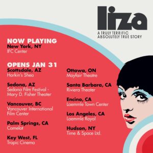 Liza Minnelli Instagram - Hey LA, I’m comin’ your way! I’m so thrilled that “LIZA: A Truly Terrific Absolutely True Story” had such a wonderful opening in NYC last weekend! I’m told it was the best showing for a documentary in a long time and I thank you from the bottom of my heart for your attendance and more importantly your love! Can you believe it? New York and LA are both home towns of mine… forever. “LIZA” opens at Laemmle Royal and Town Center tomorrow on 1/31 along with additional cities - keep your eyes peeled! Link to LA tickets in bio. 
Keep your eyes wide open because honies, there’s more… so much more! I haven’t been this damn busy in more years than I can remember. It’s wild! Special thanks to Atlas Media, Bruce, Dana, my beloved sister Lorna, my darling Michael, who has kept all my secrets until this movie and book hit the fan… and finally, am grateful for each member of my wonderful team. You know who you are and I love you.