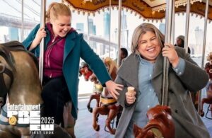 Lizze Broadway Instagram - Coming in f*ing hot Feb 5th - first look ‘Kinda Pregnant’ via EW. Coolest crew to ever grace your screens.