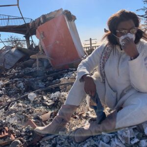 Lorraine Toussaint Instagram - Today my heart goes out to all the survivors of the LA fires, I send you my love and my prayers. I lost my home in the Woolsey Fire a few years ago. Please. Please. Evacuate as soon as possible! You can and will survive this unbearable loss. I promise. Be safe. Hold each other dear. And hang on!!! God bless the firefighters and emergency workers who are tirelessly working around the clock. ❤️