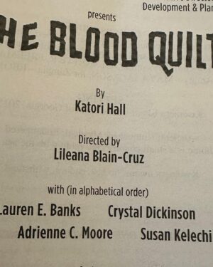Lorraine Toussaint Instagram - Brava! #TheBloodQuilt is a masterpiece! Acting, directing, writing! Run don’t walk. ❤️❤️❤️
