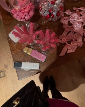 Lovi Poe Instagram - Had the best time at the Lolavie x Rare Beauty Galentines with @jenniferaniston and @selenagomez—proving that friends who stay together, slay together! ♥️ @lolavie @rarebeauty

𝐂𝐚𝐧’𝐭 𝐤𝐞𝐞𝐩 𝐦𝐲 𝐡𝐚𝐧𝐝𝐬 𝐭𝐨 𝐦𝐲𝐬𝐞𝐥𝐟… I’m obsessed with the merch and products…they’re so good (and coincidentally, my fave Selena song too! 🤭) Selena’s message with Jen was pure magic—heartfelt, real, and full of love. 

Capped it all off with Clueless for movie night. February’s already winning! ✨