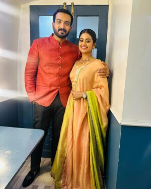 Maahi Gouthami Instagram - Mithra♥️Lakshmi  #chiranjeevilakshmisowbhagyavathi 
.
.
My outfit: @sarva.vastra 
.
.
#maahigouthami #mitralakshmi #zeetelugu #zeeteluguserials #sarvavastra #instagram #instapost #instagood #instadaily