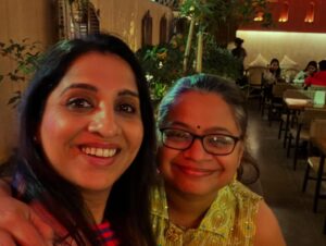 Madhurani Gokhale Instagram - Nonstop chatter and laughter..! Just like we used to do it in the off periods…. My School friends 
What a lovely evening..!