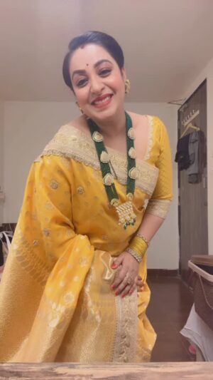 Madhusree Sharma Instagram - Yellow Saree me kaisi lag rahi hu ?

#mannsundar #explore  #explorepage  #madhusreesharma  #love  #reels  #treandingreels  #trending  #instagood  #love  #dangaltv 

Stylist:- @stylebyalnoor 
Saree :- @gemfashionstudio