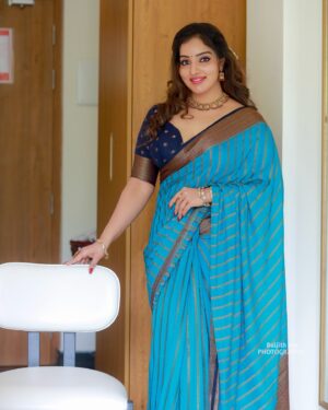 Malavika Menon Instagram - Unleashing my inner sparkle ✨💖💙
@baljithm @beleza_studio_academy @mystic_glow_