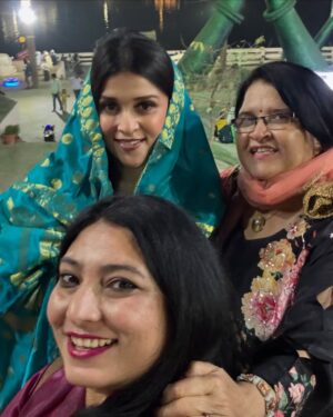 Mannara Instagram - #HappyVasantPanchami 🌼✨ Today, I feel blessed beyond words as I got the chance to experience the divine essence of Banaras, standing by the holy Ganga at the peaceful Namo ghat . In moments like these, you realize that God’s grace unfolds in the most miraculous ways. His presence is everywhere, and today, I felt His blessing in the purest form. 🙏💛 May this day bring peace, prosperity, and positivity to all.