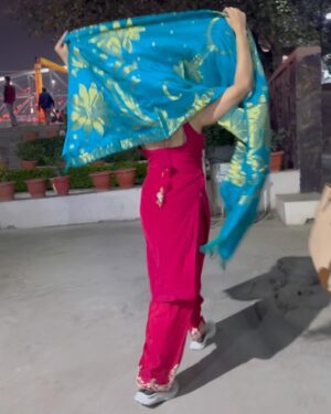 Mannara Instagram - #HappyVasantPanchami 🌼✨ Today, I feel blessed beyond words as I got the chance to experience the divine essence of Banaras, standing by the holy Ganga at the peaceful Namo ghat . In moments like these, you realize that God’s grace unfolds in the most miraculous ways. His presence is everywhere, and today, I felt His blessing in the purest form. 🙏💛 May this day bring peace, prosperity, and positivity to all.