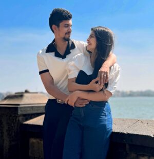 Mansi Joshi Instagram - Feels like a blessing every day with you ❤️🧿💫

Thank you Raghav for just being there and filling all the void, not just for me but for my family as well😘
 I love you 💝 M/R

#love #couplegoals #mansiraghav #love #bff
