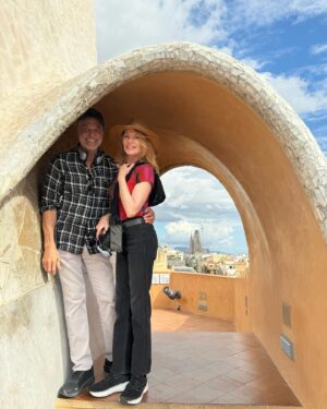 Marg Helgenberger Instagram - Greetings from Barcelona & the magnificent La Pedrera of Antoni Gaudi.